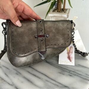 JESSICA SIMPSON PURSE CROSSBODY Metallic Bag